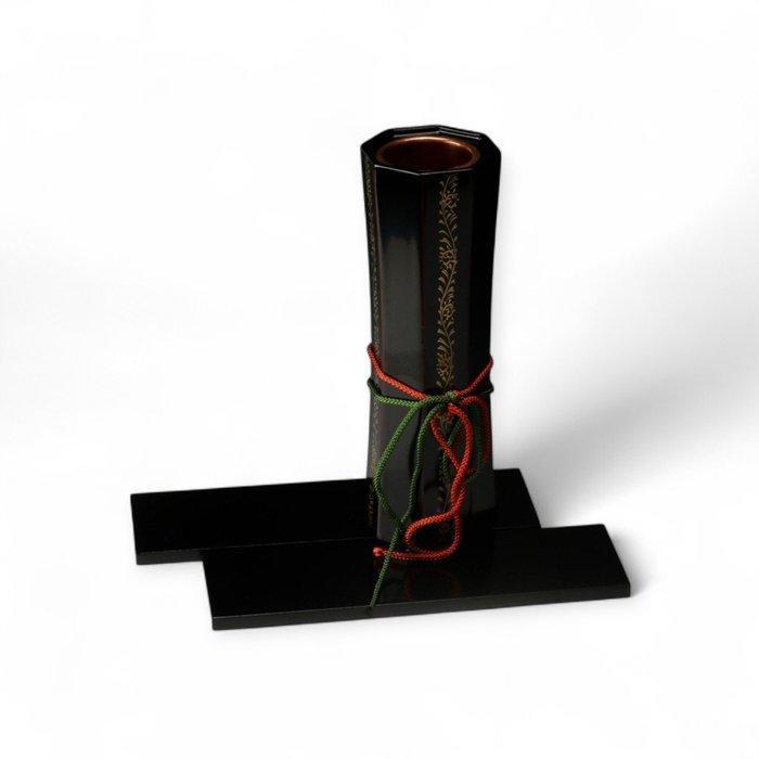 Contenant à fleurs en laque urushi de qualité muséale par, Antiek en Kunst, Kunst | Designobjecten