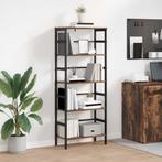 vidaXL Boekenplank Rook Eiken 40 x 29.5 x 115 cm Bewerkt, Verzenden, Nieuw