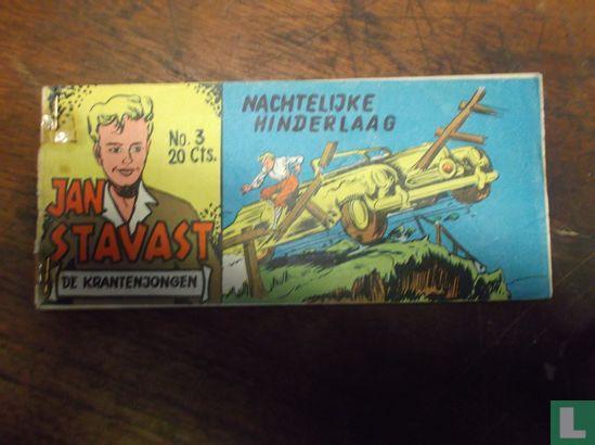 Jan Stavast [Virgola] - Nachtelijke hinderlaag - 1954, Livres, BD, Envoi