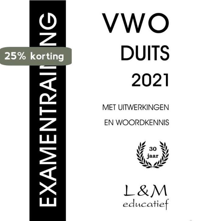Examentraining Vwo Duits 2021 9789054894254 Mt Janssens, Boeken, Schoolboeken, Gelezen, Verzenden