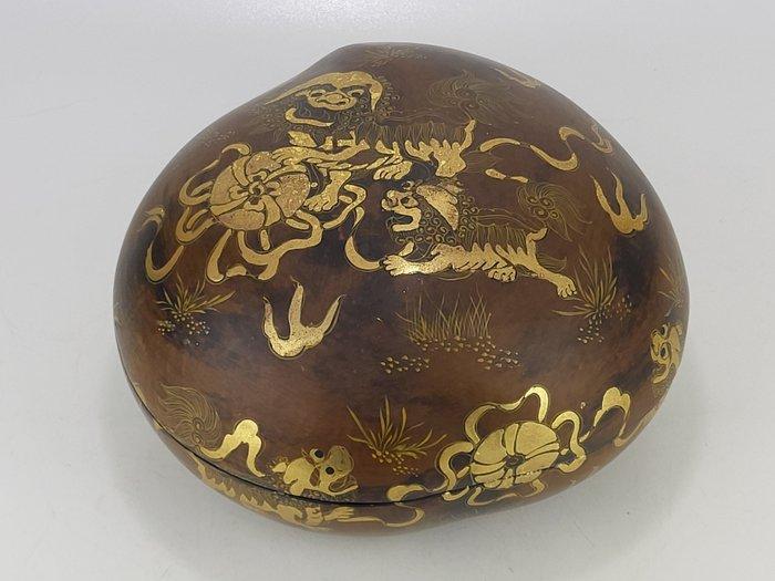 Doos - Hout, Goud - Eyecatcher Treasure Box, Antiek en Kunst, Antiek | Overige Antiek