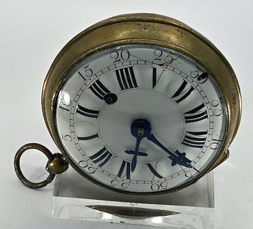 BRENOT A DIJON - vergoldete Oignonspindeluhr - Emaille, Handtassen en Accessoires, Horloges | Heren