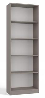 Boekenkast  klei  60 cm breed  4 planken (Boekenkasten), Verzenden, Nieuw, 50 tot 100 cm, 150 tot 200 cm