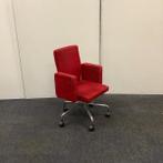 Design bureaustoel Pub & Club, vaste zithoogte 42 cm, rood