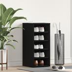 vidaXL Schoenkast Zwart Eiken 32x35x70 cm Houtbewerkt, Huis en Inrichting, Kasten | Schoenenkasten, Verzenden, Nieuw