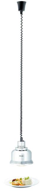 Warmhoudlamp | Zilver | Hoogglans | 1 Infraroodlamp, Verzenden, Nieuw in verpakking