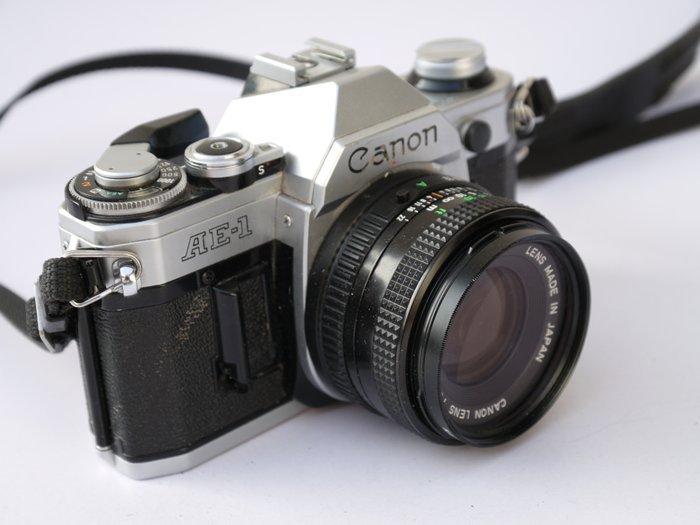 Canon AE-1 + FD 1,8/50mm | Analoge camera, Audio, Tv en Foto, Fotocamera's Analoog