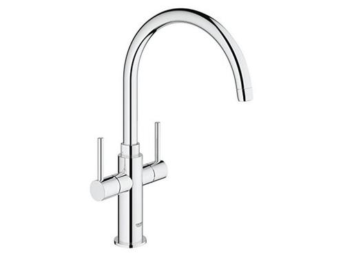 GROHE Ambi Cosmopolitan Keukenkraan - Tweegreeps - Chroom, Huis en Inrichting, Woonaccessoires | Overige, Zo goed als nieuw, Verzenden