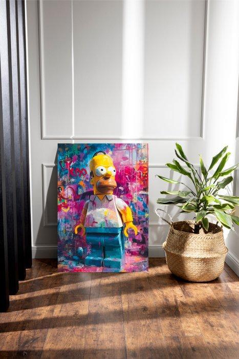 ANDSAL - Homer Simpson Pop Street Art Lego Special Limited, Enfants & Bébés, Jouets | Duplo & Lego