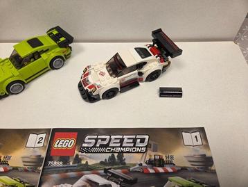 Lego Set - 75888+75886 - Speed Champions - Porsche 911 RSR beschikbaar voor biedingen