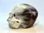 Dream Chevron Amythist van hoge kwaliteit Gesneden schedel -, Antiek en Kunst
