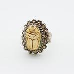 bagues de renaissance égyptienne - Argent - Égypte -, Antiek en Kunst