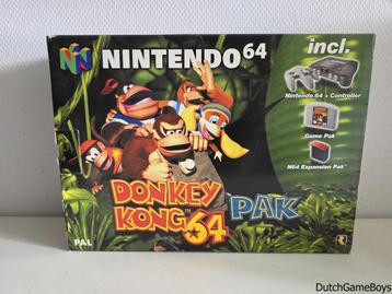 Nintendo 64 / N64 - Console - Donkey Kong Pak, Verzenden
