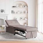 vidaXL Slaapbank Taupe 194 x 67 x 37 cm Stof, Verzenden, Nieuw