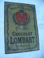 alfred Riom - Chocolat Lombart - Emaille plaat - metaal