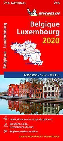 Belgique, Luxembourg 2020  Michelin  Book, Livres, Livres Autre, Envoi