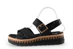 Rieker sandalen in maat 40 Zwart | 5% korting, Verzenden, Zwart, Sandalen of Muiltjes, Zo goed als nieuw