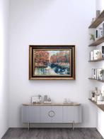 Paul R. de San Stefano (XX) - Forêt rougeoyante, Antiek en Kunst