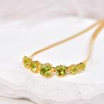 Sans Prix de Réserve - Collier Argent - Peridot - Certifié, Handtassen en Accessoires, Nieuw