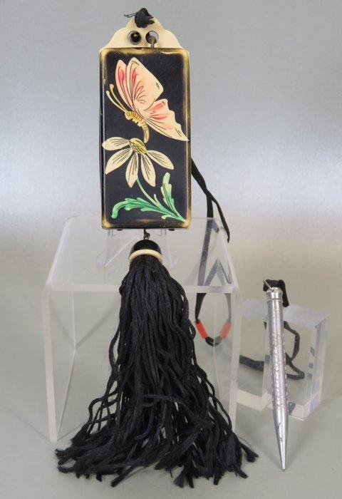 Art Deco Celluloid Compact Dance Purse - Doos - celluloid, Antiquités & Art, Art | Objets design