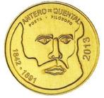 Portugal. 1/4 Euro 2013 Antero de Quental  (Zonder