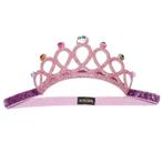 Prinsessenjurk - Kroon met diamantjes - Paars - Kleedje, Nieuw, Verzenden