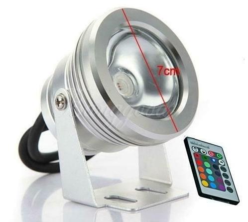 10W LED SPOT light RGB outdoor 12 volt - dimbaar, Tuin en Terras, Buitenverlichting, Verzenden
