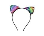 Prinsessenjurk - Cat ears - Bright Rainbow - Kleedje, Nieuw, Verzenden