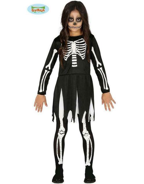 Skelet halloween kostuum voor meisjes, Hobby & Loisirs créatifs, Articles de fête, Enlèvement ou Envoi