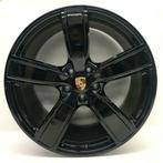 Porsche Cayenne (E3) 22 inch SportClassic zwart met banden, Auto-onderdelen, 315 mm, Banden en Velgen, Gebruikt, Personenwagen