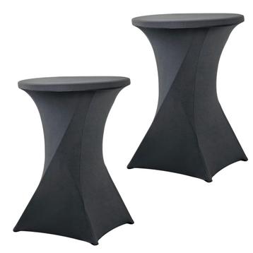Set Van 2 Stuks! Statafelrok Donkergrijs 80 CM Alora
