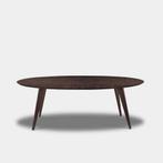 Tafel Ovaal Eikenhout  Hout Onderstel  280x115, Huis en Inrichting, Nieuw