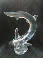 sculptuur, Requin sur socle - 35 cm - Kristal, Antiquités & Art, Curiosités & Brocante