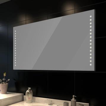 vidaXL Badkamerspiegel met LEDs 100x60 cm, Huis en Inrichting, Verzenden, Nieuw