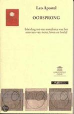Oorsprong 9789054872689 Leo Apostel, Verzenden, Gelezen, Leo Apostel