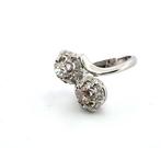 Ring Platina Diamant (Natuurlijk), Handtassen en Accessoires, Ringen, Nieuw