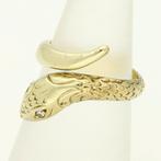 Bague - 14 carats Or jaune Diamant (Naturelle)