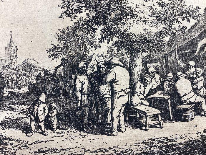 Adriaen Van Ostade (1610-1685) - La fiera del villaggio, Antiek en Kunst, Antiek | Overige Antiek