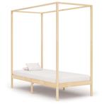 vidaXL Cadre de lit à baldaquin Bois de pin massif 90 x, Maison & Meubles, Chambre à coucher | Lits, Neuf, Verzenden