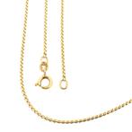 Gouden S-schakel ketting | 45,5 cm (gouden ketting), Ophalen of Verzenden, Gebruikt, Overige kleuren, Goud