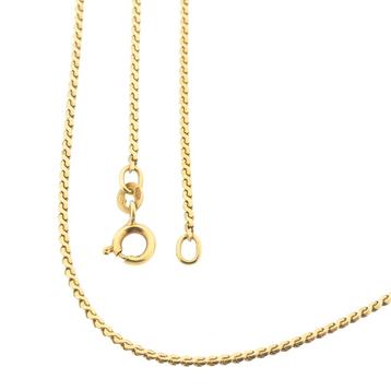 Gouden S-schakel ketting | 45,5 cm (gouden ketting) beschikbaar voor biedingen
