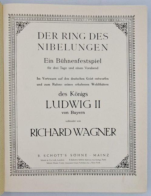 Richard Wagner - Siegfried aus dem Ring (Große, Antiek en Kunst, Antiek | Boeken en Manuscripten