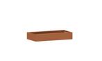 Cortenstaal plantenbak 3mm dik 200x100x40cm - Zonder bodem, 100 cm of meer, Nieuw, Metaal, Rechthoekig