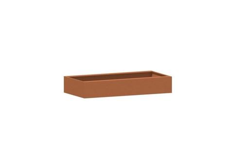 Cortenstaal plantenbak 3mm dik 200x100x40cm - Zonder bodem, Tuin en Terras, Bloembakken en Plantenbakken, 30 tot 60 cm, 100 cm of meer