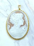 Cornaline - Argent, Plaqué or - Pendentif - Cameo Rome