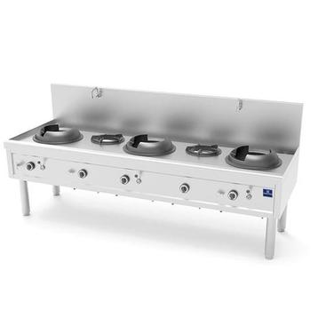Wokbrander | Gas | 3 Branders + 2 Soep Branders | 3x 27kW +, Verzenden