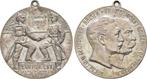 Verzilverte brons medaille auf das Buendnis 1914 Österrei.., Verzenden