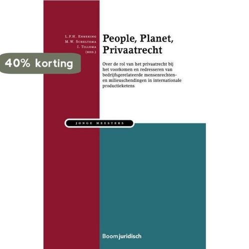 Jonge meesters 20 -  People, Planet, Privaatrecht, Boeken, Wetenschap, Zo goed als nieuw, Verzenden