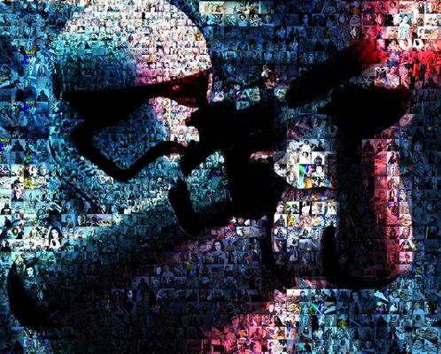 David Law - Crypto Stormtroopers- Star Wars - Format XL, Antiek en Kunst, Kunst | Schilderijen | Modern