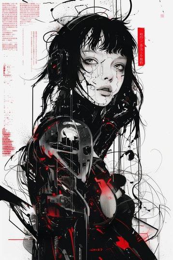 Artxlife - Ghost in the Shell Bionic Girl [XXL]